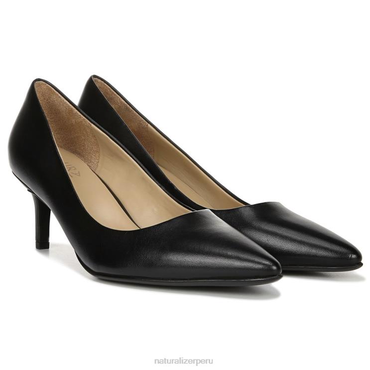 mujer Naturalizer cuero negro bomba siempre RTZ4T208