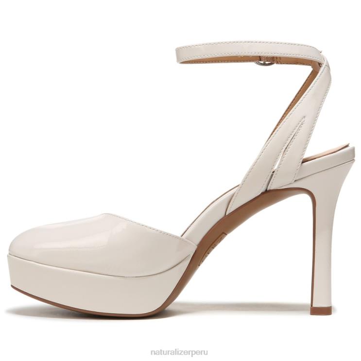 mujer Naturalizer cuero perlado satinado zapatos de tacón con correa en el tobillo clarice RTZ4T172