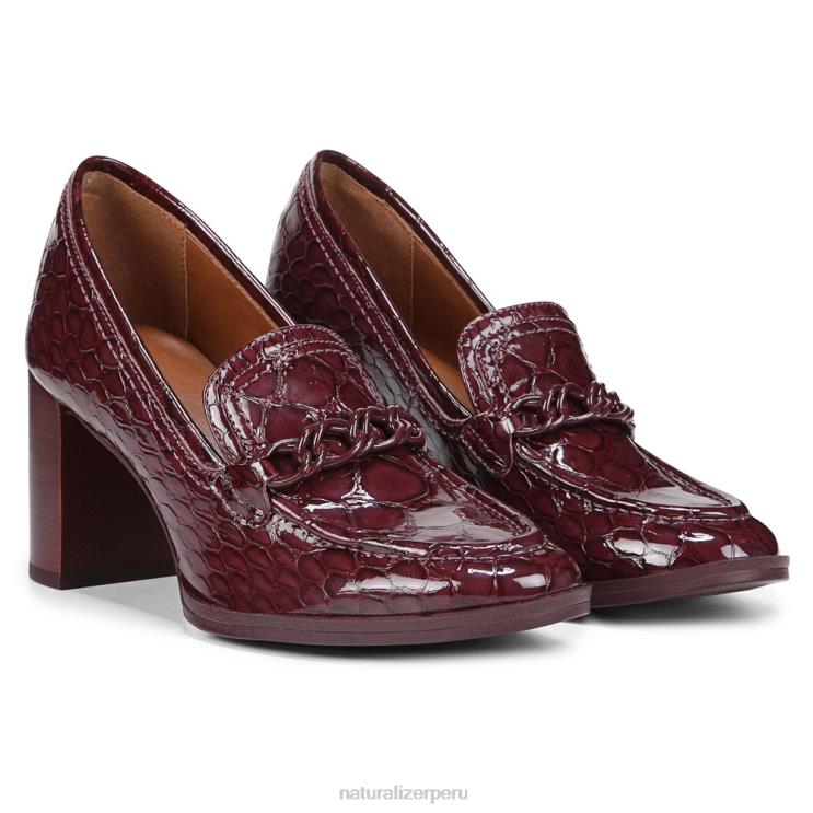 mujer Naturalizer piel de cocodrilo cabernet sauvignon 27 editar bomba de felicidad RTZ4T35