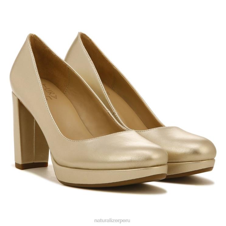 mujer Naturalizer sintético beige champán bomba de berlín RTZ4T412