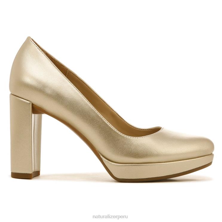 mujer Naturalizer sintético beige champán bomba de berlín RTZ4T412