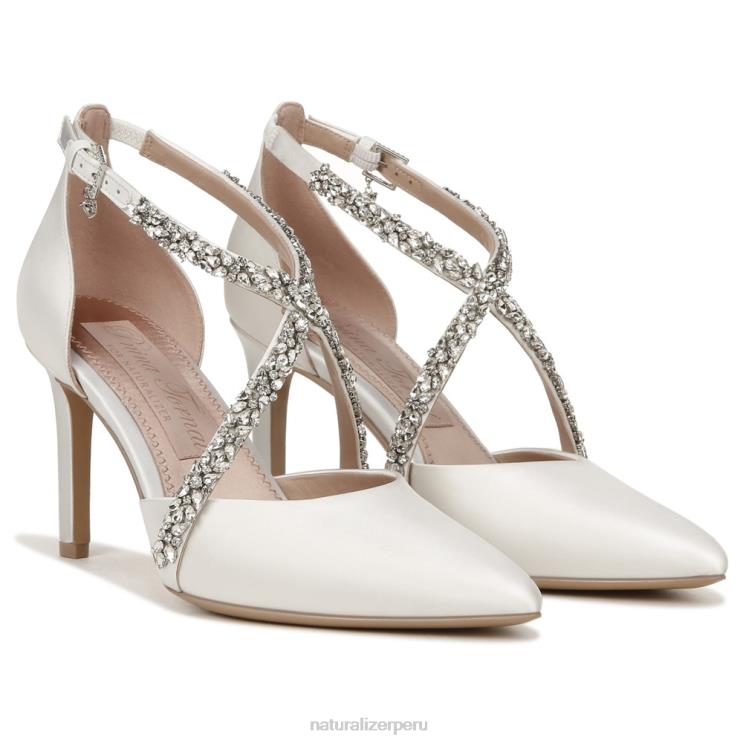 mujer Naturalizer tela blanca de seda bomba sevgi RTZ4T302