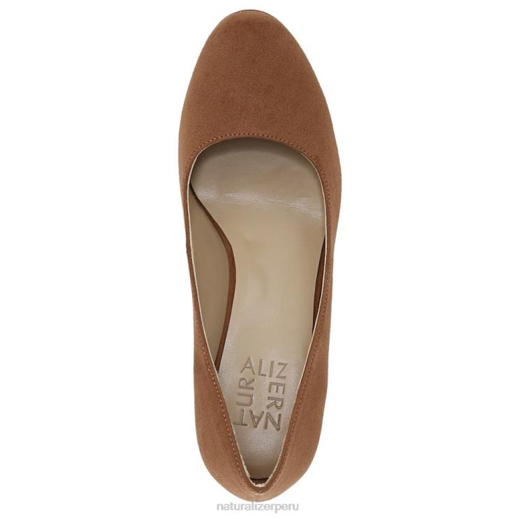 mujer Naturalizer tela marrón té inglés bomba de berlín RTZ4T413