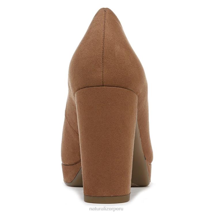 mujer Naturalizer tela marrón té inglés bomba de berlín RTZ4T413