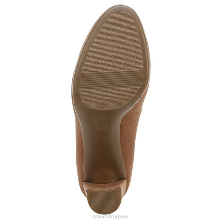 mujer Naturalizer tela marrón té inglés bomba de berlín RTZ4T413