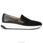 mujer Naturalizer ante negro/cuero zapatillas selah RTZ4T350 - Imagen 2