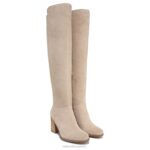 mujer Naturalizer ante profundo de piel de porcelana botas por encima de la rodilla kyrie RTZ4T283