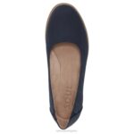 mujer Naturalizer azul marino sintético alma idea bailarina plana RTZ4T366 - Imagen 4