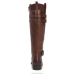 mujer Naturalizer barra de chocolate de cuero botas hasta la rodilla de pantorrilla ancha jessie RTZ4T272 - Imagen 6