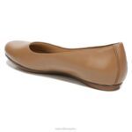 mujer Naturalizer café de cuero bailarinas maxwell RTZ4T177 - Imagen 8