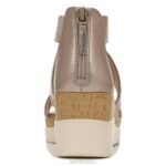 mujer Naturalizer cálido plateado sintético sandalia con cuña soul goodtimes RTZ4T575 - Imagen 6