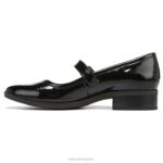 mujer Naturalizer charol negro alma ramona merceditas planas RTZ4T349 - Imagen 3