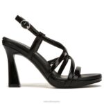 mujer Naturalizer charol negro sandalia de vestir luisa RTZ4T224 - Imagen 2