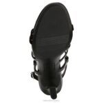 mujer Naturalizer charol negro sandalia de vestir luisa RTZ4T224 - Imagen 7