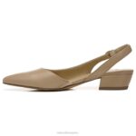 mujer Naturalizer crema brulée de cuero bancos puntiagudos planos RTZ4T81 - Imagen 3