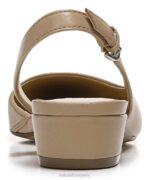 mujer Naturalizer crema brulée de cuero bancos puntiagudos planos RTZ4T81 - Imagen 6