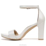 mujer Naturalizer cuero blanco sandalia de vestir alegría RTZ4T69 - Imagen 3