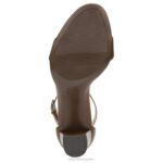 mujer Naturalizer cuero de cacao sandalia de vestir vera RTZ4T2 - Imagen 7
