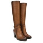 mujer Naturalizer cuero de especias de sidra bota kalina de pantorrilla ancha hasta la rodilla RTZ4T256