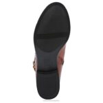 mujer Naturalizer cuero de pan de plátano botas hasta la rodilla de pantorrilla ancha jessie RTZ4T273 - Imagen 7