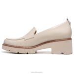 mujer Naturalizer cuero de piel de porcelana mocasines con suela dentada Darry RTZ4T166 - Imagen 3
