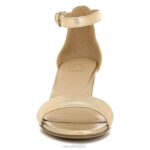 mujer Naturalizer cuero dorado oscuro sandalia de vestir vera RTZ4T11 - Imagen 5