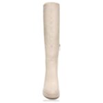 mujer Naturalizer cuero granulado beige porcelana bota alta hasta la rodilla gen n align RTZ4T376 - Imagen 5