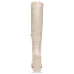 mujer Naturalizer cuero granulado beige porcelana bota alta hasta la rodilla gen n align RTZ4T376 - Imagen 6