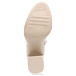 mujer Naturalizer cuero granulado beige porcelana bota alta hasta la rodilla gen n align RTZ4T376 - Imagen 7