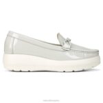 mujer Naturalizer cuero gris mocasín luanna RTZ4T39 - Imagen 2