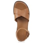 mujer Naturalizer cuero marrón caramelo sandalia darry RTZ4T34 - Imagen 4
