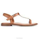 mujer Naturalizer cuero marrón té inglés sandalia fifi RTZ4T358 - Imagen 2