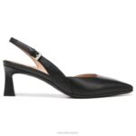mujer Naturalizer cuero negro bomba destalonada Dalary RTZ4T104 - Imagen 2