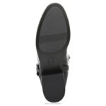 mujer Naturalizer cuero negro bota de montar rena de pantorrilla ancha RTZ4T253 - Imagen 7