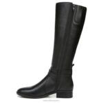 mujer Naturalizer cuero negro bota de montar rena RTZ4T250 - Imagen 3