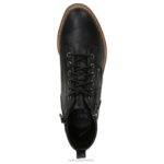 mujer Naturalizer cuero negro bota eeva RTZ4T607 - Imagen 4