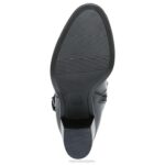mujer Naturalizer cuero negro bota kalina de pantorrilla ancha hasta la rodilla RTZ4T257 - Imagen 7