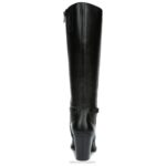 mujer Naturalizer cuero negro bota kalina hasta la rodilla RTZ4T205 - Imagen 6