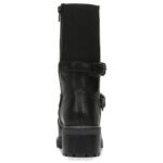 mujer Naturalizer cuero negro botín de garra RTZ4T685 - Imagen 6