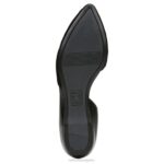 mujer Naturalizer cuero negro/gamuza piso samantha d'orsay RTZ4T242 - Imagen 7