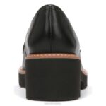 mujer Naturalizer cuero negro holgazán RTZ4T152 - Imagen 6