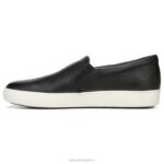 mujer Naturalizer cuero negro marianne slip en la zapatilla de deporte RTZ4T513 - Imagen 3