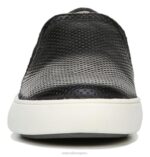 mujer Naturalizer cuero negro marianne slip en la zapatilla de deporte RTZ4T513 - Imagen 5