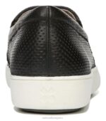 mujer Naturalizer cuero negro marianne slip en la zapatilla de deporte RTZ4T513 - Imagen 6