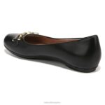mujer Naturalizer cuero negro maxwell poco plano RTZ4T54 - Imagen 8