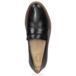 mujer Naturalizer cuero negro mocasín adiline RTZ4T168 - Imagen 4