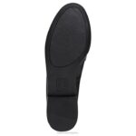 mujer Naturalizer cuero negro mocasín aserrador RTZ4T401 - Imagen 7