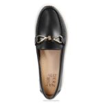 mujer Naturalizer cuero negro mocasín luanna RTZ4T37 - Imagen 4
