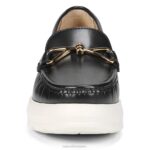 mujer Naturalizer cuero negro mocasín luanna RTZ4T37 - Imagen 5