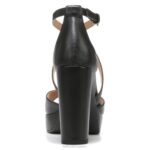 mujer Naturalizer cuero negro sandalia de vestir melody RTZ4T96 - Imagen 6